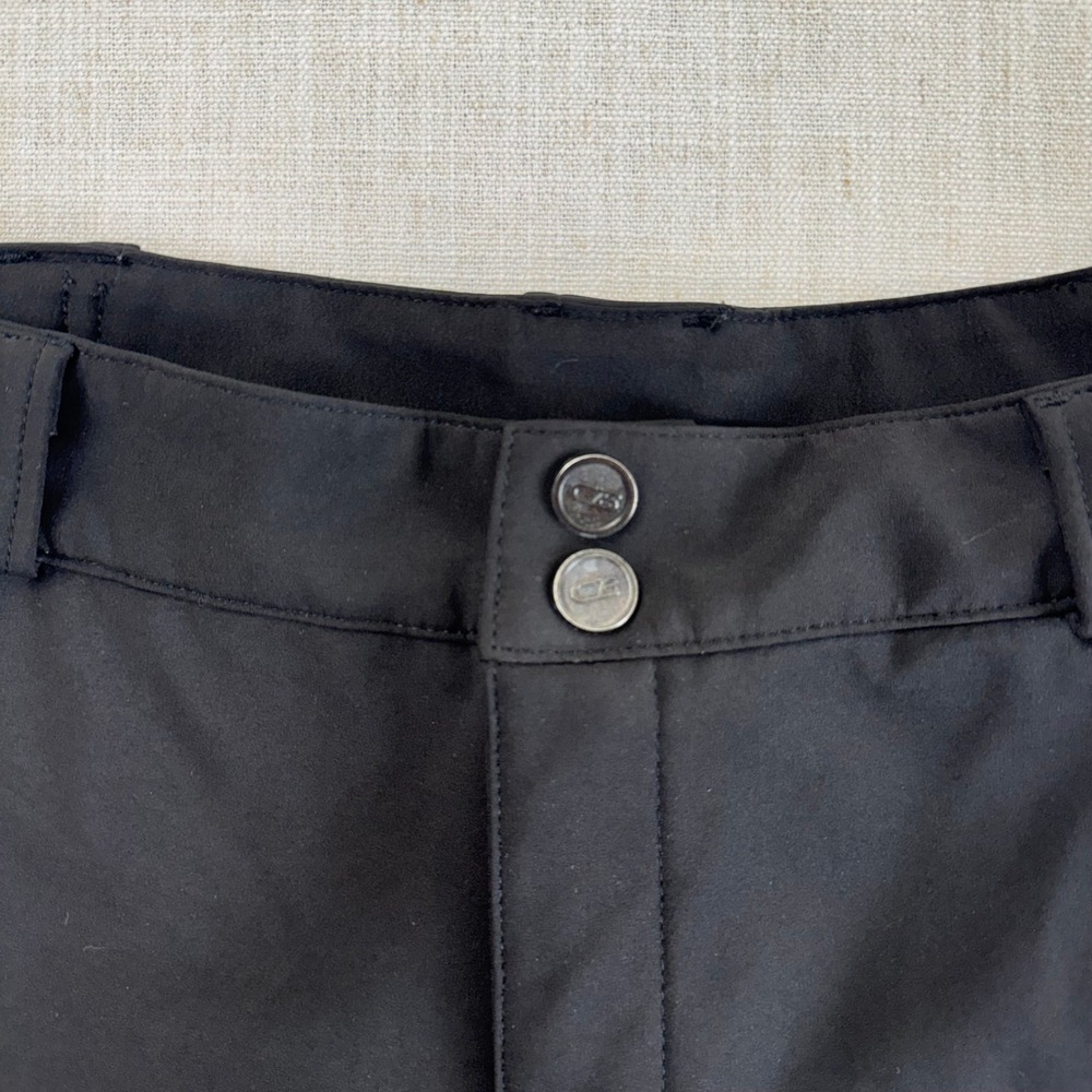 CB Sports Womens Softshell Ski Pants Black Fleece Lined Snow Pants Size M - Picture 4 of 16